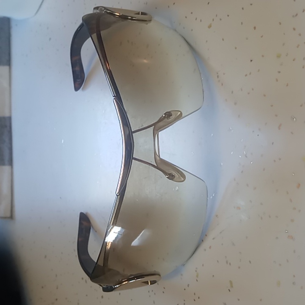 COPY - Dior Tortoise Frame Airspeed 1 Shield Sunglasses